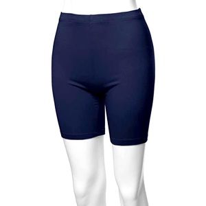 Navy Blue Biker Shorts